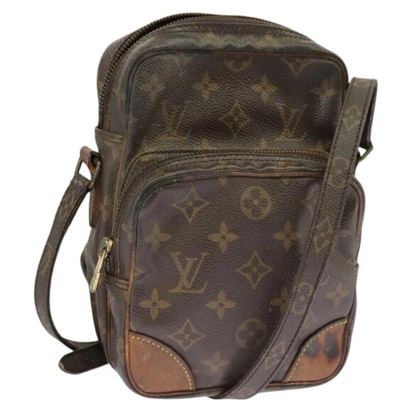 LOUIS VUITTON Monogram Amazon Shoulder Bag M45236 LV Auth 100245 - Picture 1 of 16